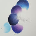 Untitled 56' contemporary dry-pastel drawing by artist Trapti Porwal, 15x18 inch, on paper