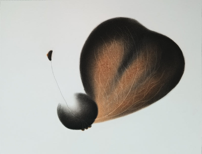 Untitled 57' contemporary dry-pastel drawing by artist Trapti Porwal, 15x18 inch, on paper