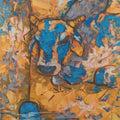 Animals oil painting titled 'Untitled 59', 72x54 inches, by artist Santosh Patil on Canvas