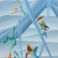 Untitled 6' animals acrylic painting by artist Nirakar Chowdhury, 40x20 inch, on canvas