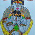 Untitled 6' figurative acrylic painting by artist Bhawandla Narahari, 30x15 inch, on paper