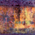 Untitled 6' contemporary mixed-media painting by artist Satish Multhalli, 20x26 inch, on canson paper