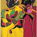 Untitled 603' figurative acrylic painting by artist Thota Vaikuntam, 36x24 inch, on canvas