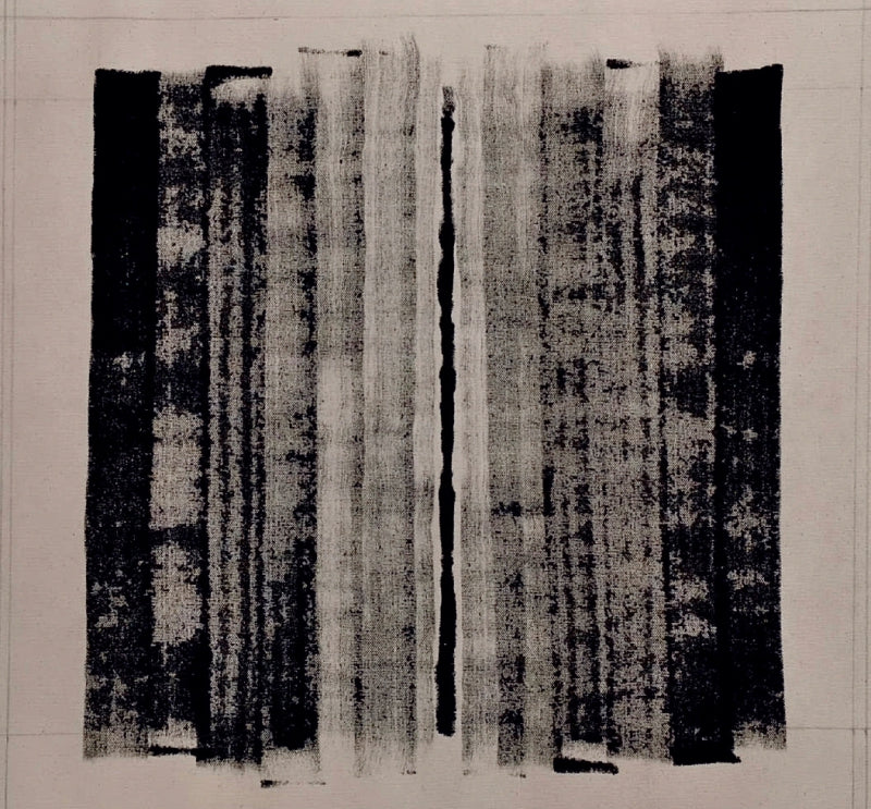 Untitled 62' abstract acrylic painting by artist Anand Kamdar, 16x16 inch, on canvas