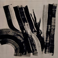 Untitled 63' abstract acrylic painting by artist Anand Kamdar, 16x16 inch, on canvas