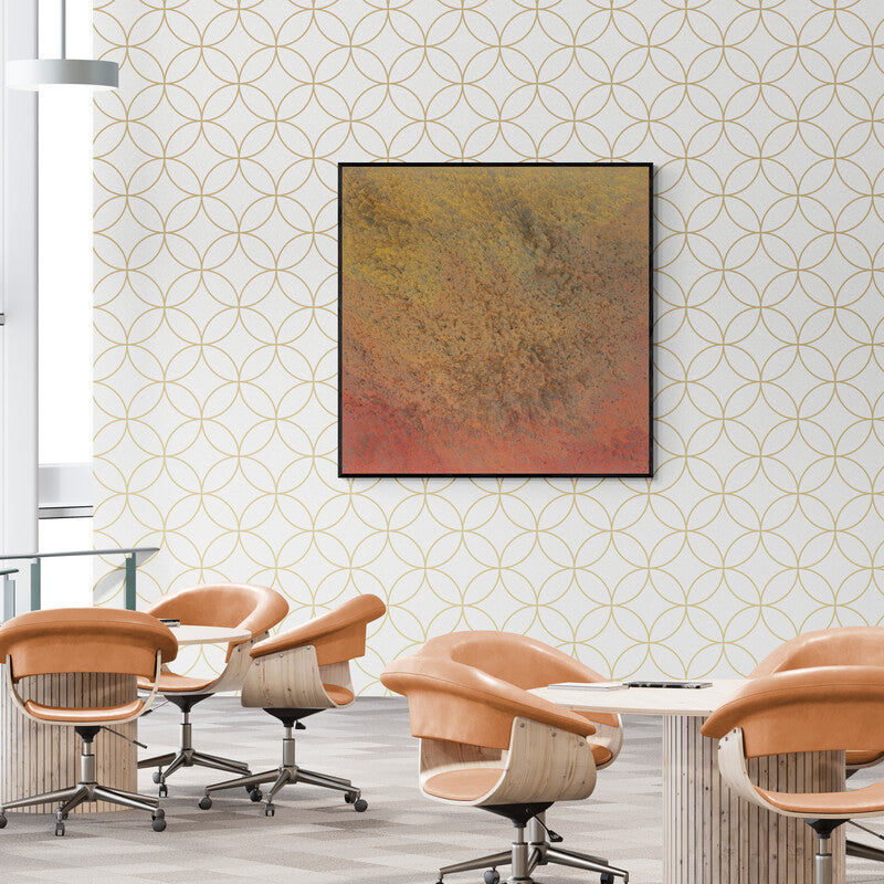 In-situ view of Durgesh Birthare's 'Untitled 65' painting in a room