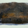 Untitled 7' abstract acrylic painting by artist Prasen Baviskar, 12x17 inch, on paper