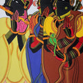 Untitled 711' figurative acrylic painting by artist Thota Vaikuntam, 36x24 inch, on canvas