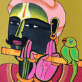 Untitled 752' figurative acrylic painting by artist Thota Vaikuntam, 10x8 inch, on canvas