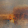 Abstract oil painting titled 'Untitled 8', 54x30 inches, by artist Anu Kulkarni on Canvas