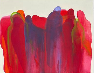 Untitled 8' abstract acrylic painting by artist Vijay Shelar, 35x45 inch, on canvas