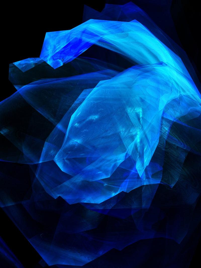 Abstract Digital Painting digital art titled 'Untitled 9', 19x14 inches, by artist Filomina Pawar on canvas