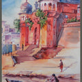 Landscape watercolor painting titled 'Varanasi banaras', 22x16 inches, by artist Mahesh RC on Paper