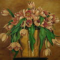 Still-life acrylic painting titled 'Vase Flower', 22x27 inches, by artist Sakthivel Ramalingam on Canvas