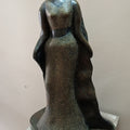 Victorious' figurative Bronze sculpture by artist Roy Chandan, 18x10 inch, on bronze