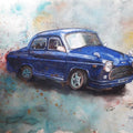Transportation watercolor painting titled 'Vintage Series 1', 24x30 inches, by artist Kanchan Hande on Paper