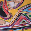 Abstract acrylic painting titled 'Visual Subversion Series 4', 48x36 inches, by artist Amit Kalla on Canvas