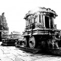 Other photography titled 'Vittala temple', 11x17 inches, by artist Sawant Tandle on