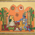 Religious serigraphs painting titled 'Vivah', 22x29 inches, by artist Jyoti Bhatt on Mixedmedia