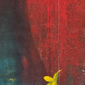 'The Waiting Door' still-life acrylic painting by artist Gopal Pardeshi, 58x15 inch, on canvas