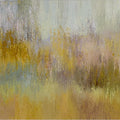A Walk In The Woods 9' abstract oil painting by artist Gayatri Deshpande, 24x24 inch, on canvas