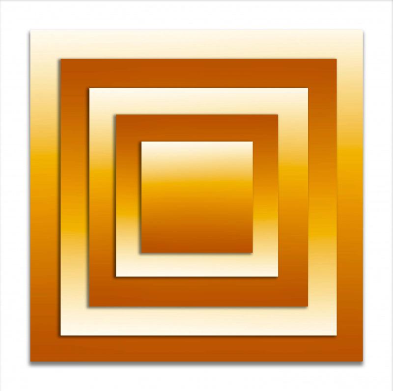 Abstract sculpture titled 'Wall Hanging Optical Construction 2', 45x45x5 inches, by artist Sumit Mehndiratta on Mixedmedia