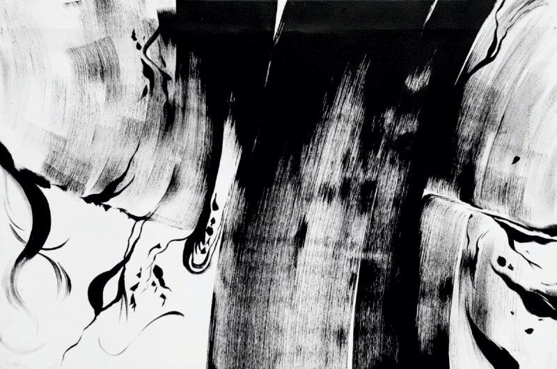 The Wandering Chamber' abstract acrylic painting by artist Anand Kamdar, 24x36 inch, on canvas