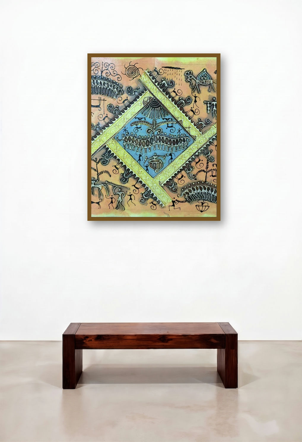 Warli Art 2 (Life in Harmony)