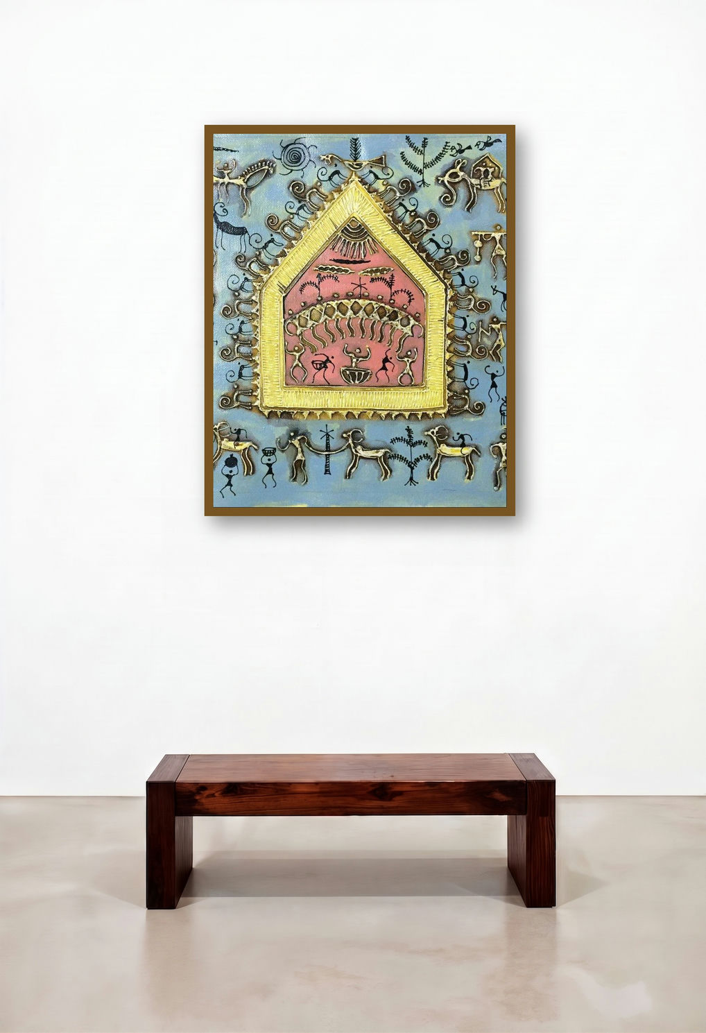Warli Art 5 (Lifes Tapestry)
