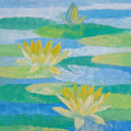 Waterlilies 1' nature oil painting by artist Swati Kale, 18x14 inch, on canvas
