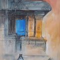 Way To Kailash' religious acrylic painting by artist Milind Bhanji, 36x24 inch, on canvas