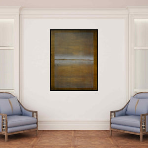 In-situ view of Pradeep Ahirwar's 'We Know Each Other' painting in a room