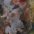 Where Elements Meet' contemporary mixed-media painting by artist Naresh Soni, 32x28 inch, on plywood