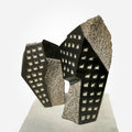 Cityscape sculpture titled 'Window 4', 11x10x7 inches, by artist Yogesh Lokhande on Stone