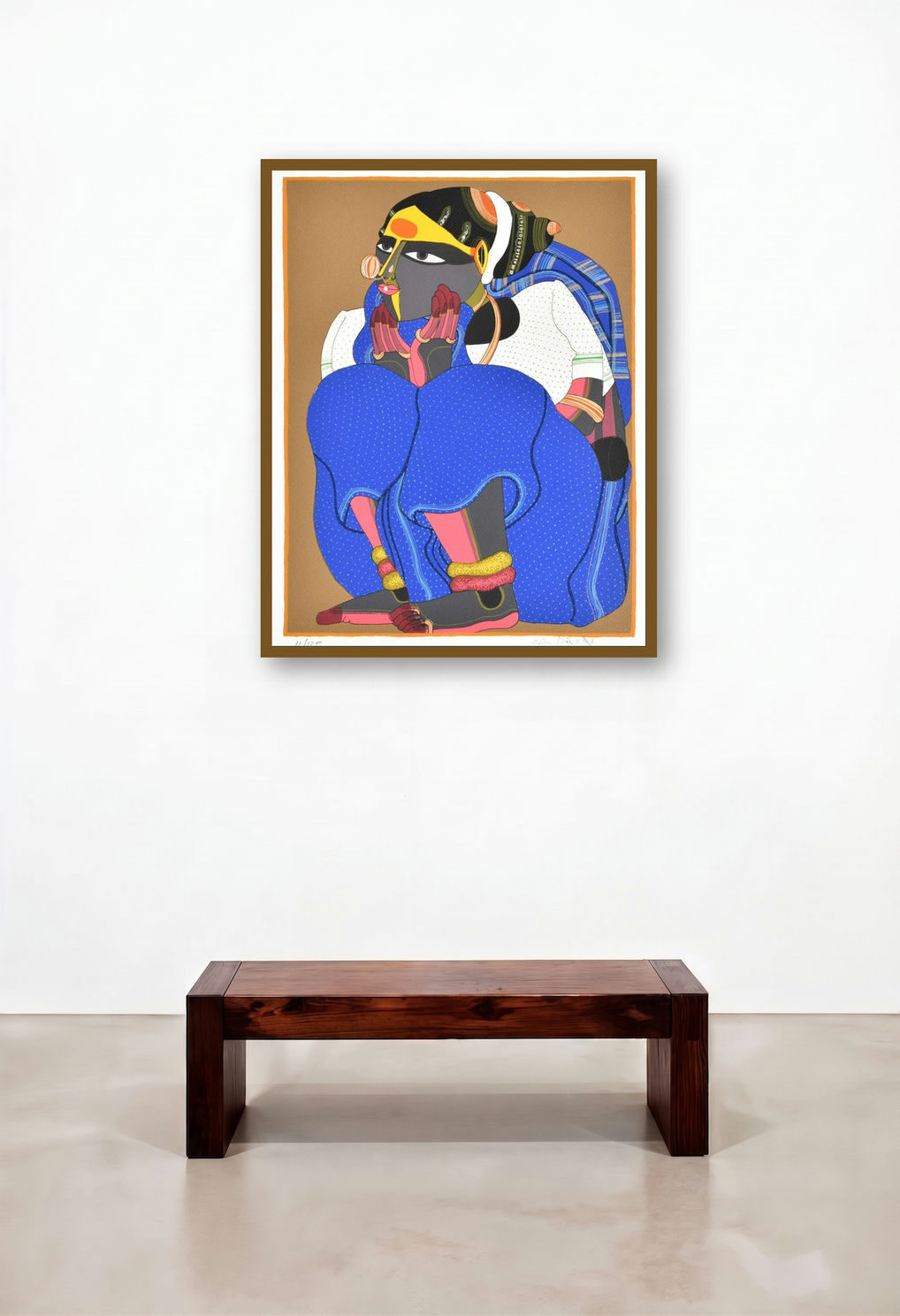 Woman In White And Blue (Woman in Blue)