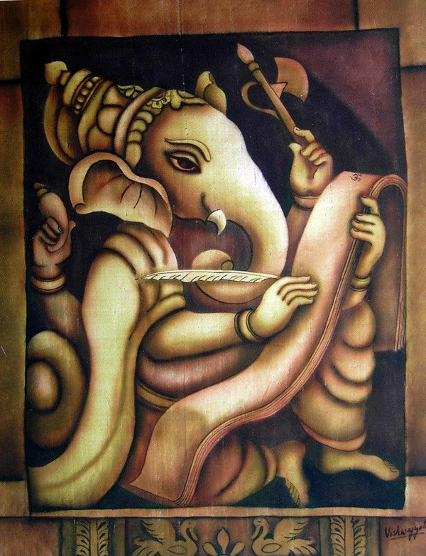 Writing Ganesha I by Vishwajyoti Mohrhoff | ArtZolo.com