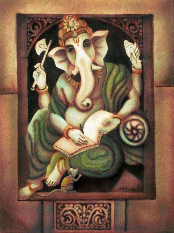 Writing Ganesha II by Vishwajyoti Mohrhoff | ArtZolo.com