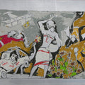 Figurative serigraphs painting titled 'Yeh Kaun Sa Modh Hai Umar Ka 4', 19x29 inches, by artist M. F. Husain on Paper