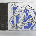 Figurative serigraphs painting titled 'Yeh Kaun Sa Modh Hai Umar Ka 6', 19x29 inches, by artist M. F. Husain on Paper
