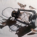 Yesterday Shadows 2' still-life acrylic painting by artist Srinivasa Ram Makineedi, 36x24 inch, on canvas