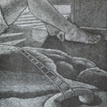 contemporary printmaking titled 'Yet To Be', 22x16 inches, by artist Preya Bhagat on Paper